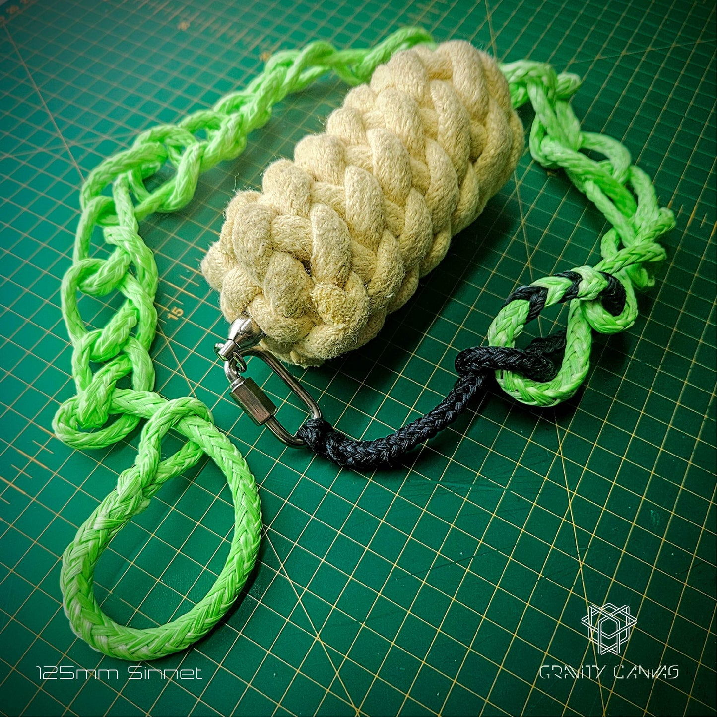 125mm sinnet isis knot fire poi rope dart puppy hammer oxbow head
