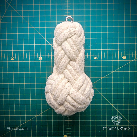 Globe knot fire poi rope dart puppy hammer oxbow head