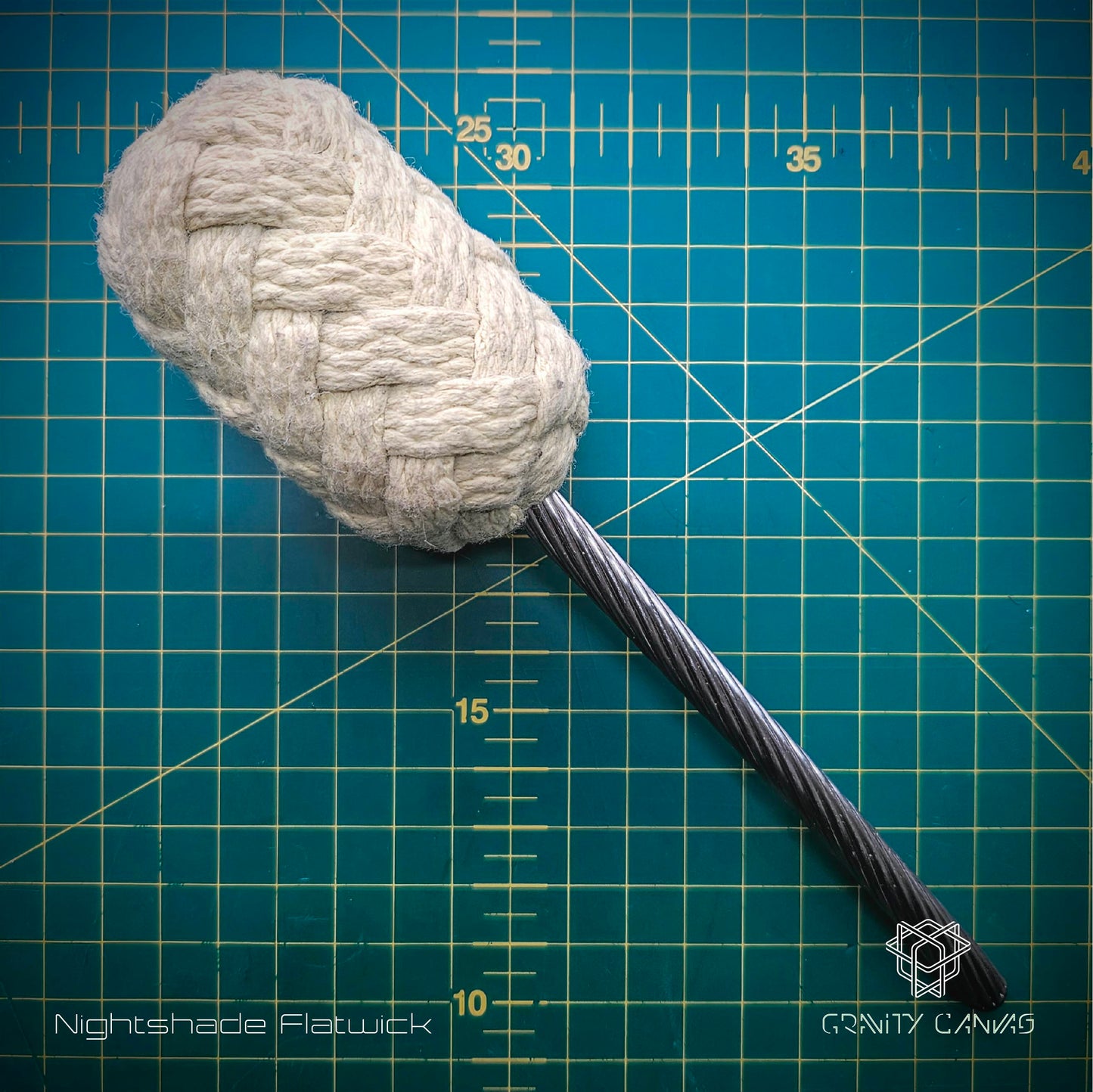 Flat wick Herring bone cylindrical dragon staff spoke