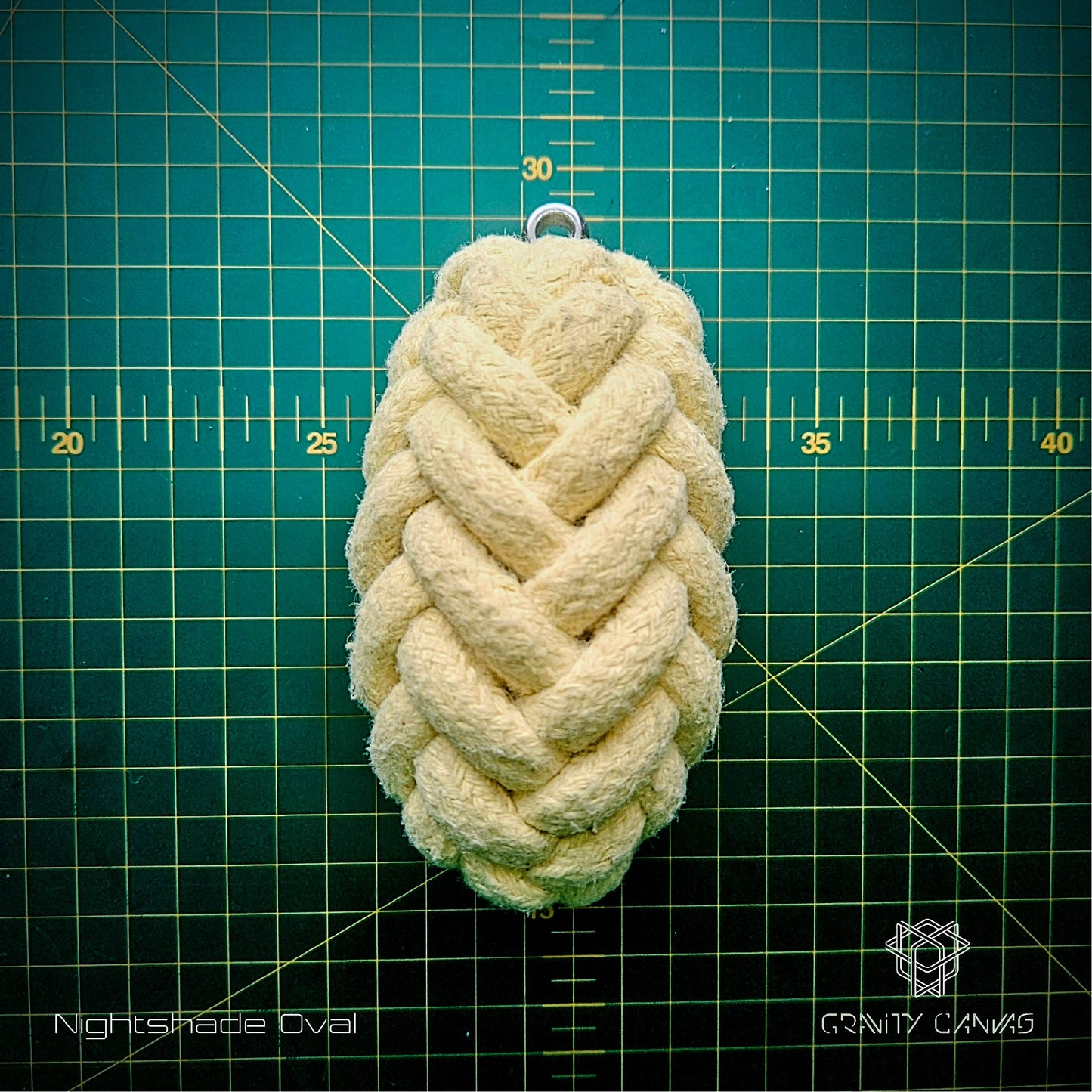 Herring bone knot fire poi rope dart puppy hammer oxbow head