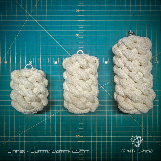 Sinnet isis knot fire poi rope dart puppy hammer oxbow heads