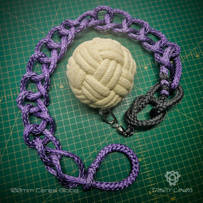 Technora Dyneema globe knot rope dart