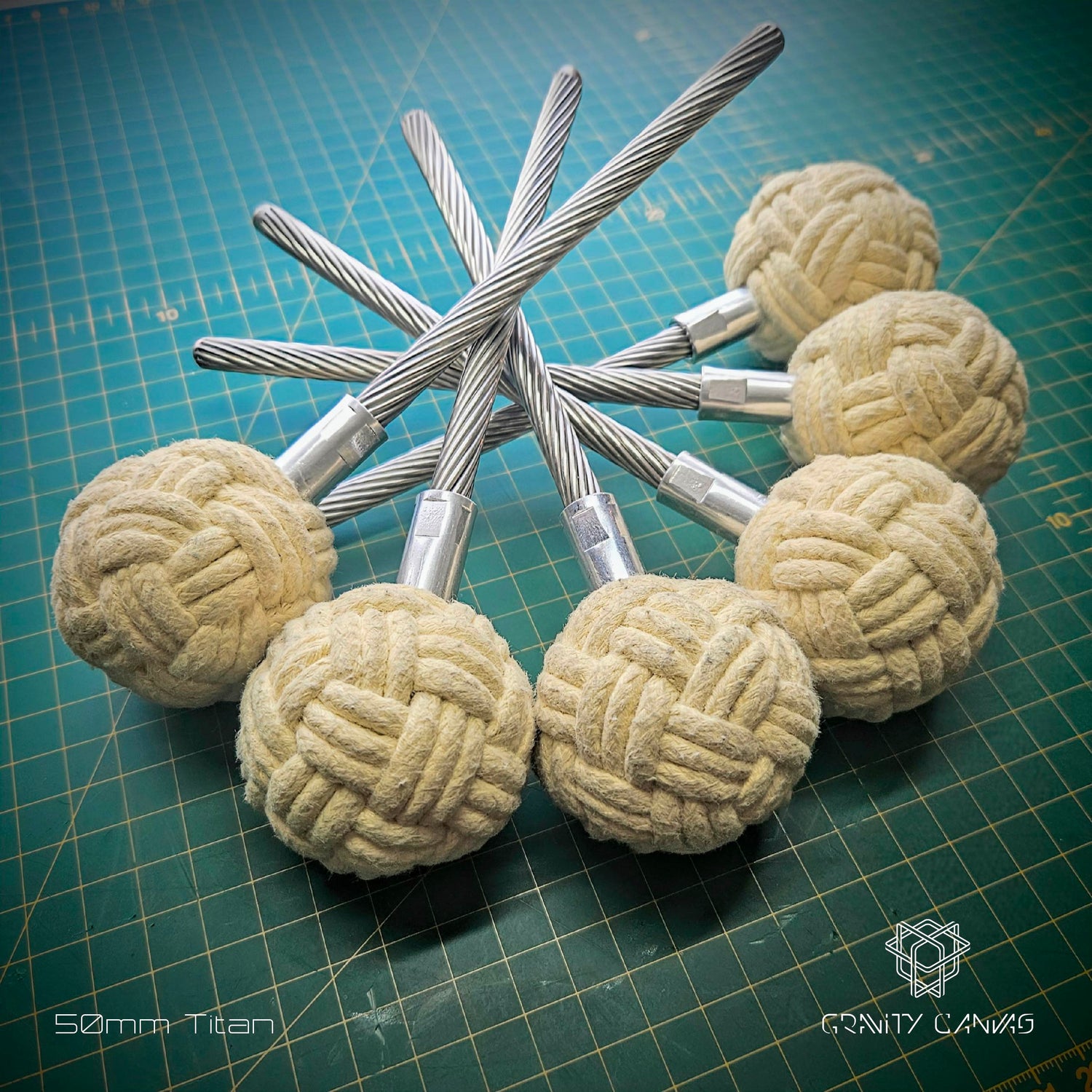 Globe knot spherical dragon staff spoke