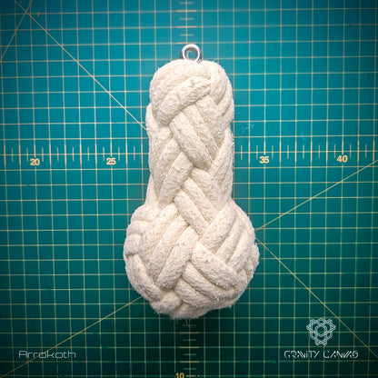 Globe knot fire poi rope dart puppy hammer oxbow head