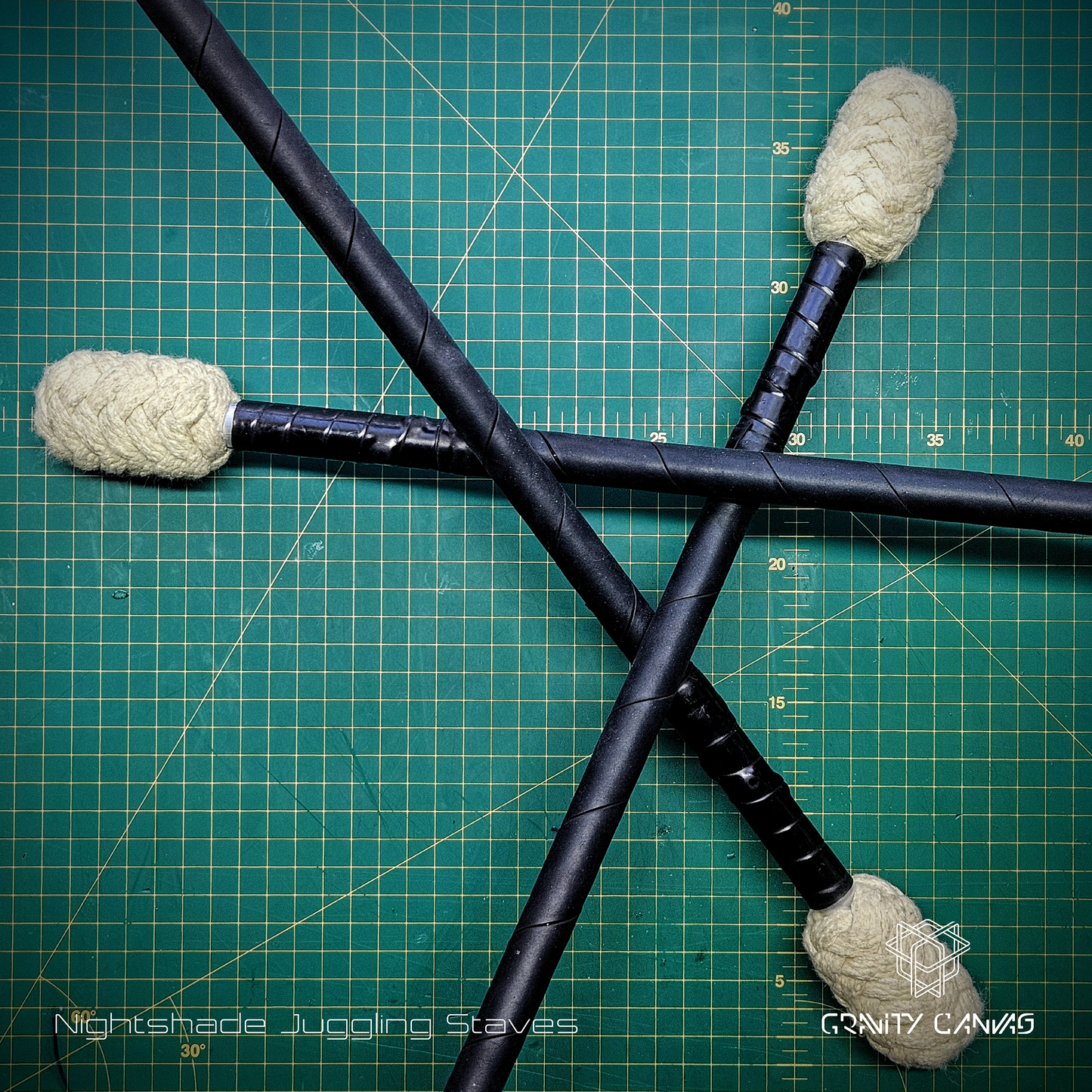 Carbon Fire Juggling Staff