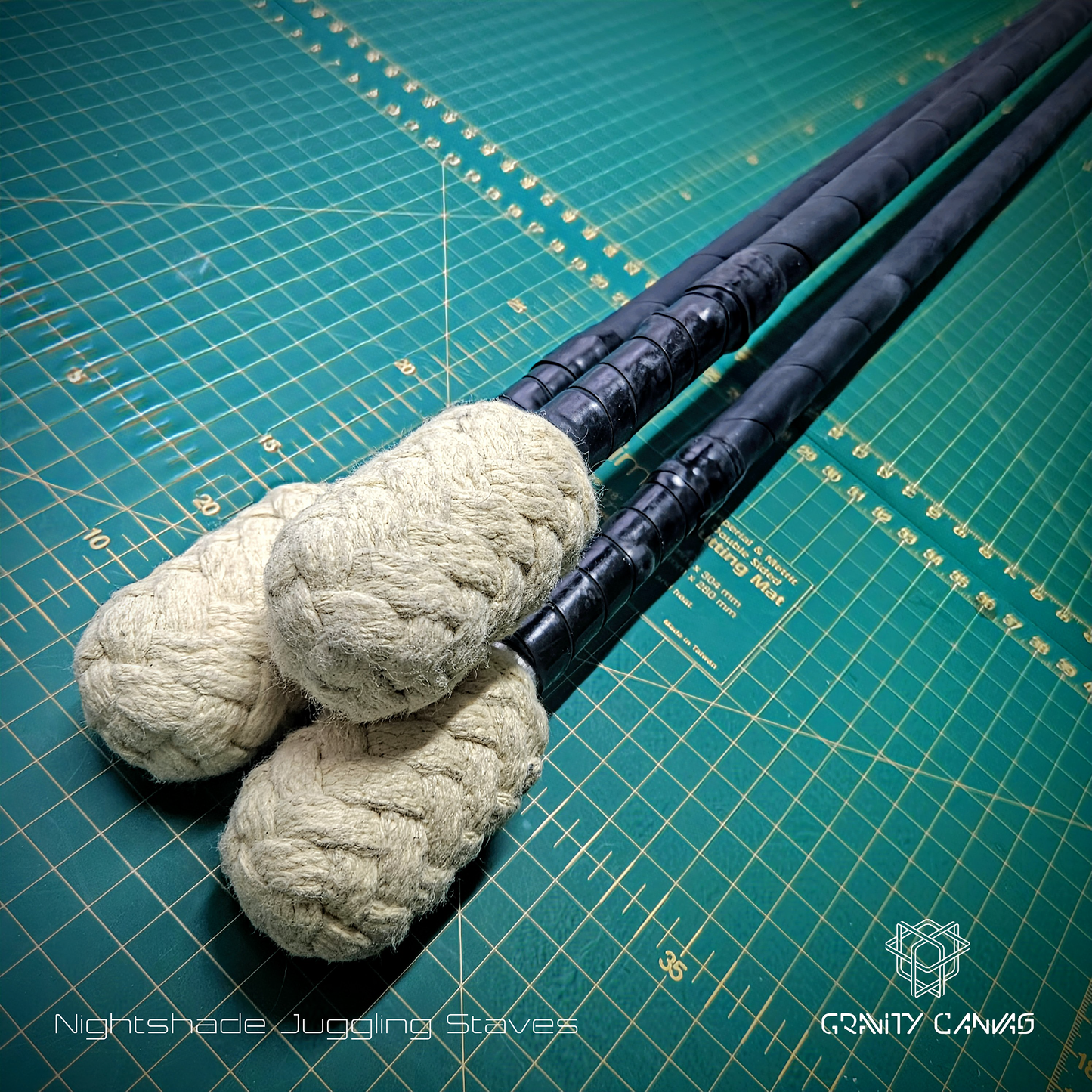 Carbon Fire Juggling Staff