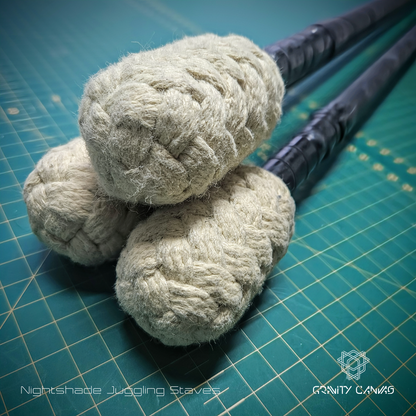 Carbon Fire Juggling Staff