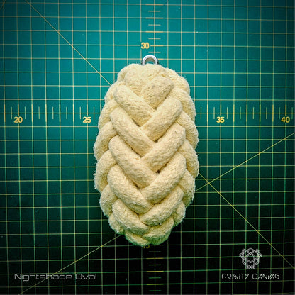 Herring bone knot fire poi rope dart puppy hammer oxbow head